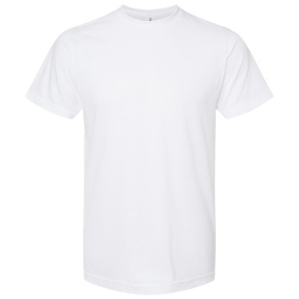 Tultex 241 Unisex Poly-Rich T-Shirt - White