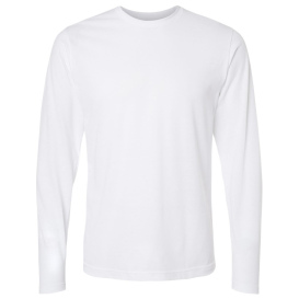 Tultex 242 Unisex Poly-Rich Long Sleeve T-Shirt - White