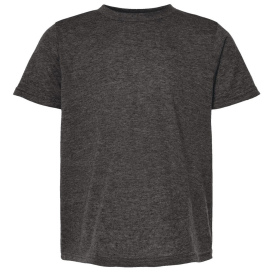 Tultex 265 Youth Poly-Rich T-Shirt - Heather Graphite