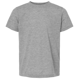 Tultex 265 Youth Poly-Rich T-Shirt - Heather Grey