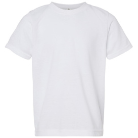 Tultex 265 Youth Poly-Rich T-Shirt - White