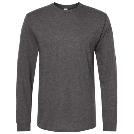 Tultex 291 Unisex Jersey Long Sleeve T-Shirt - Heather Charcoal