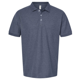 Tultex 400 Unisex 50/50 Sport Polo - Heather Navy