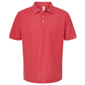 Tultex 400 Unisex 50/50 Sport Polo - Heather Red