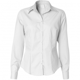 Van Heusen 13V0114 Women\'s Silky Poplin Shirt - White