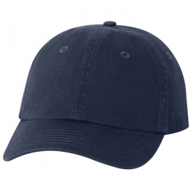 Valucap VC300Y Small Fit Bio-Washed Dad\'s Cap - Navy