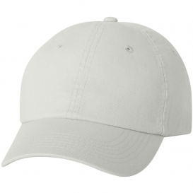 Valucap VC300Y Small Fit Bio-Washed Dad\'s Cap - White