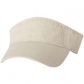 Valucap VC500 Bio-Washed Visor - Stone