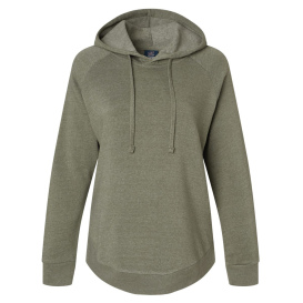 MV Sport W20172 Women\'s Jordan Angel Fleece Hooded Sweatshirt - Dusty Olive 