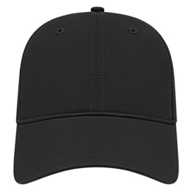 Cap America i7023 Structured Active Wear Cap - Black