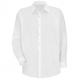 Red Kap SS16 Men\'s Specialized Pocketless Polyester Work Shirt - Long Sleeve