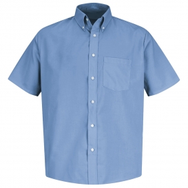 Red Kap SS46 Men\'s Easy Care Dress Shirt - Short Sleeve - Light Blue