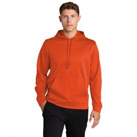 Sport-Tek F244 Sport-Wick Fleece Hooded Pullover Sweatshirt - Deep Orange