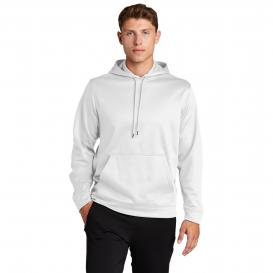 Sport-Tek F244 Sport-Wick Fleece Hooded Pullover Sweatshirt - White