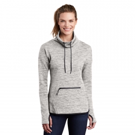 Sport-Tek LST293 Ladies Triumph Cowl Neck Pullover - Athletic Heather