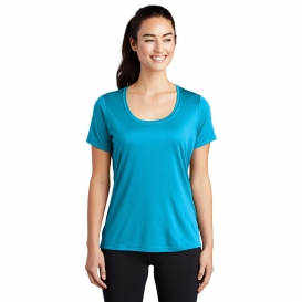 Sport-Tek LST420 Ladies Posi-UV Pro Scoop Neck Tee - Sapphire