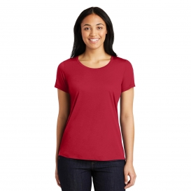 Sport-Tek LST450 Ladies PosiCharge Competitor Cotton Touch Tee - Deep Red