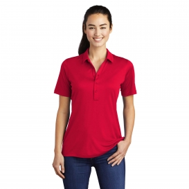 Sport-Tek LST520 Ladies Posi-UV Pro Polo - True Red