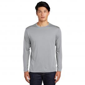 Sport-Tek ST350LS Long Sleeve PosiCharge Competitor Tee - Silver