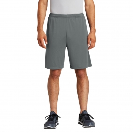 Sport-Tek ST355P PosiCharge Competitor Pocketed Shorts - Iron Grey
