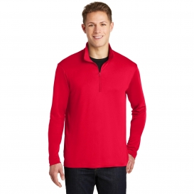 Sport-Tek ST357 PosiCharge Competitor 1/4-Zip Pullover- True Red