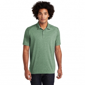 Sport-Tek ST405 PosiCharge Tri-Blend Wicking Polo - Forest Green Heather