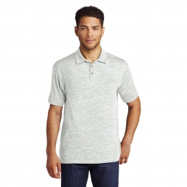 Sport-Tek ST590 PosiCharge Electric Heather Polo - Silver Electric
