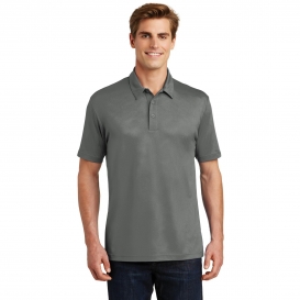 Sport-Tek ST630 Embossed PosiCharge Tough Polo - Dark Smoke Grey