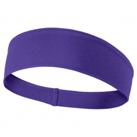 Sport-Tek STA35 PosiCharge Competitor Headband - Purple
