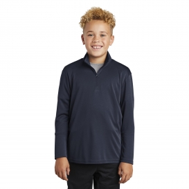 Sport-Tek YST357 Youth PosiCharge Competitor 1/4-Zip Pullover - True Navy