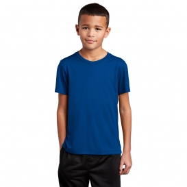 Sport-Tek YST420 Youth Posi-UV Pro Tee - True Royal