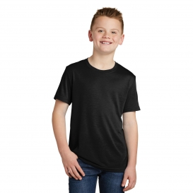 Sport-Tek YST450 Youth PosiCharge Competitor Cotton Touch Tee - Black
