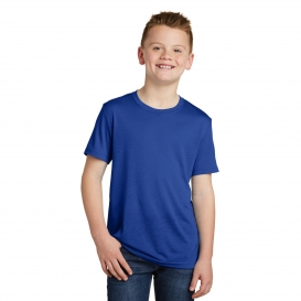 Sport-Tek YST450 Youth PosiCharge Competitor Cotton Touch Tee - True Royal