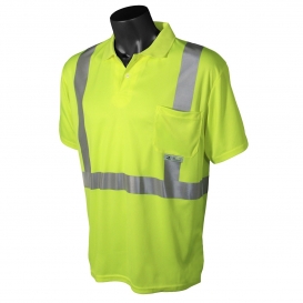 Radians ST12-2PGS Type R Class 2 Mesh Safety Polo - Yellow/Lime