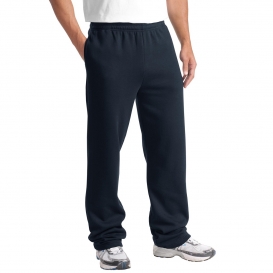 Sport-Tek ST257 Open Bottom Sweatpants - True Navy