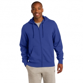 Sport-Tek ST258 Full-Zip Hooded Sweatshirt - True Royal