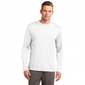 Sport-Tek ST350LS Long Sleeve Competitor Tee - White