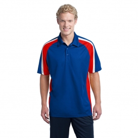 Sport-Tek ST654 Tricolor Micropique Sport-Wick Polo