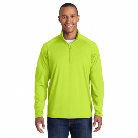 Sport-Tek ST850 Sport-Wick Stretch 1/2-Zip Pullover - Charge Green