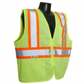 Radians SV22-2ZGM Two-Tone Economy Type R Class 2 Safety Vest - Yellow/Lime