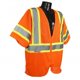 Radians SV22-3ZOM Economy Type R Class 3 Two-Tone Safety Vest - Orange