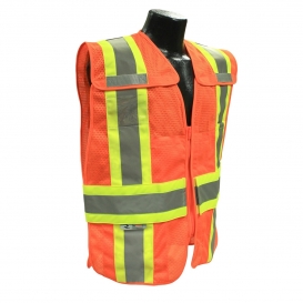 Radians SV24-2ZOM Type R Class 2 Breakaway Expandable Safety Vest - Orange