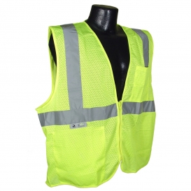 Radians SV25-2ZGM Economy Type R Class 2 Self Extinguishing Safety Vest - Yellow/Lime