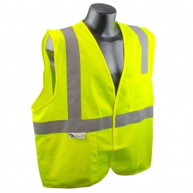 Radians SV2GS Economy Type R Class 2 Solid Safety Vest - Yellow/Lime