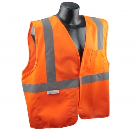 Radians SV2OS Economy Type R Class 2 Solid Safety Vest - Orange