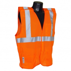 Radians SV4OM Economy Type R Class 2 Breakaway Mesh Safety Vest - Orange