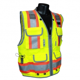 Radians SV55-2ZGD Type R Class 2 Heavy Duty Two-Tone Engineer Safety Vest - Yellow/Lime