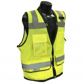 Radians SV59-2ZGD Type R Class 2 Heavy Duty Surveyor Safety Vest - Yellow/Lime