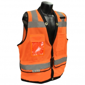 Radians SV59-2ZOD Type R Class 2 Heavy Duty Surveyor Safety Vest - Orange