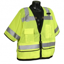 Radians SV59-3ZGD Type R Class 3 Heavy Duty Surveyor Safety Vest - Yellow/Lime
